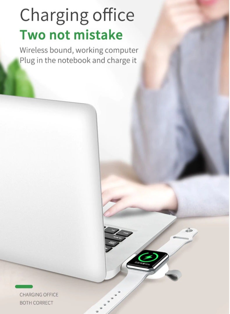 USB C Portable Wireless Charger for IWatch 7 6 SE 5 4 Charging Dock Station USB Cable for Apple Watch Series 7 6 5 4 3 Type C - Image 3